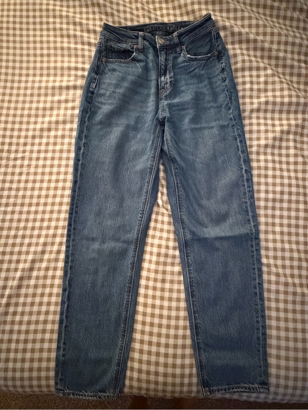 American Eagle Outfitters Slim Straight Jeans - Medium Blue Wash